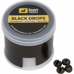 Brand new ❤️ Black Drops Twist Pots Split Shot Loon Outdoors Fishing Tools ✔️
