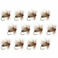 Best Sale 💯 Peacock Caddis 12 Pack Montana Fly Company Dry Flies 💯