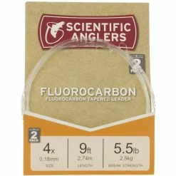 Best reviews of 💯 Flourocarbon Leader 2 Pack Scientific Anglers Leaders 🧨