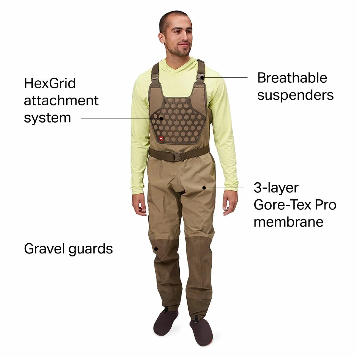 Best Pirce π₯ Flyweight Stockingfoot Men's Simms Waders π 11 Best Pirce π₯ Flyweight Stockingfoot Men's Simms Waders π - Image 9