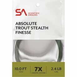 Coupon 🔔 10ft Absolute Trout Finesse Leader Scientific Anglers Leaders 👏