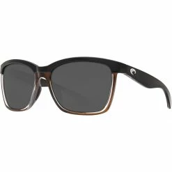 Discount 🧨 Anaa 580P Polarized 👓 Sunglasses Costa Men's Lifestyle 👓 Sunglasses 😉 -Fly Fishing Shop GYS580PSHINYBK
