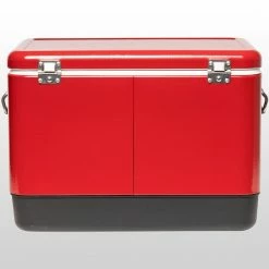 Wholesale 👍 Vintage Steel Belted Cooler 54qt Coleman Coolers ⭐ -Fly Fishing Shop RED D7