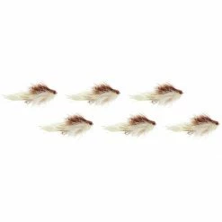 Brand new 🎁 Galloup's Mini flatliner 6 Pack Montana Fly Company Streamers 🔥 -Fly Fishing Shop TAN 4