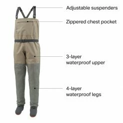 New 👏 Tributary Stockingfoot Wader Men's Simms Waders 😉 -Fly Fishing Shop TN D6