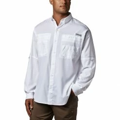 Hot Sale ⭐ Tamiami II Button Up 👕 Shirt Men's Columbia Men's Fly Fishing Clothing 👏 -Fly Fishing Shop WH 1